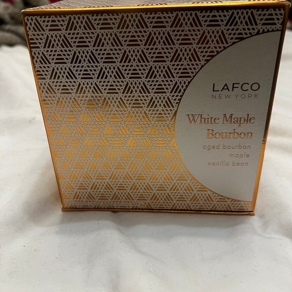LAFCO WHITE MAPLE BOURBON CANDLE - BRAND NEW